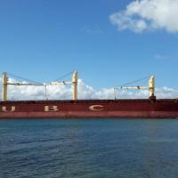 Cargo dans le port de Pointe A Pitre