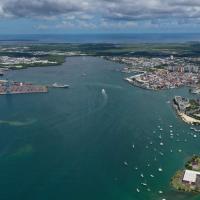 Port et rivière salée